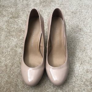 LC Lauren Conrad Nude Patent Leather Pumps